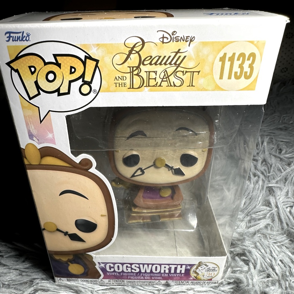 Pop Cogsworth beauty & beast BNIB BNWT